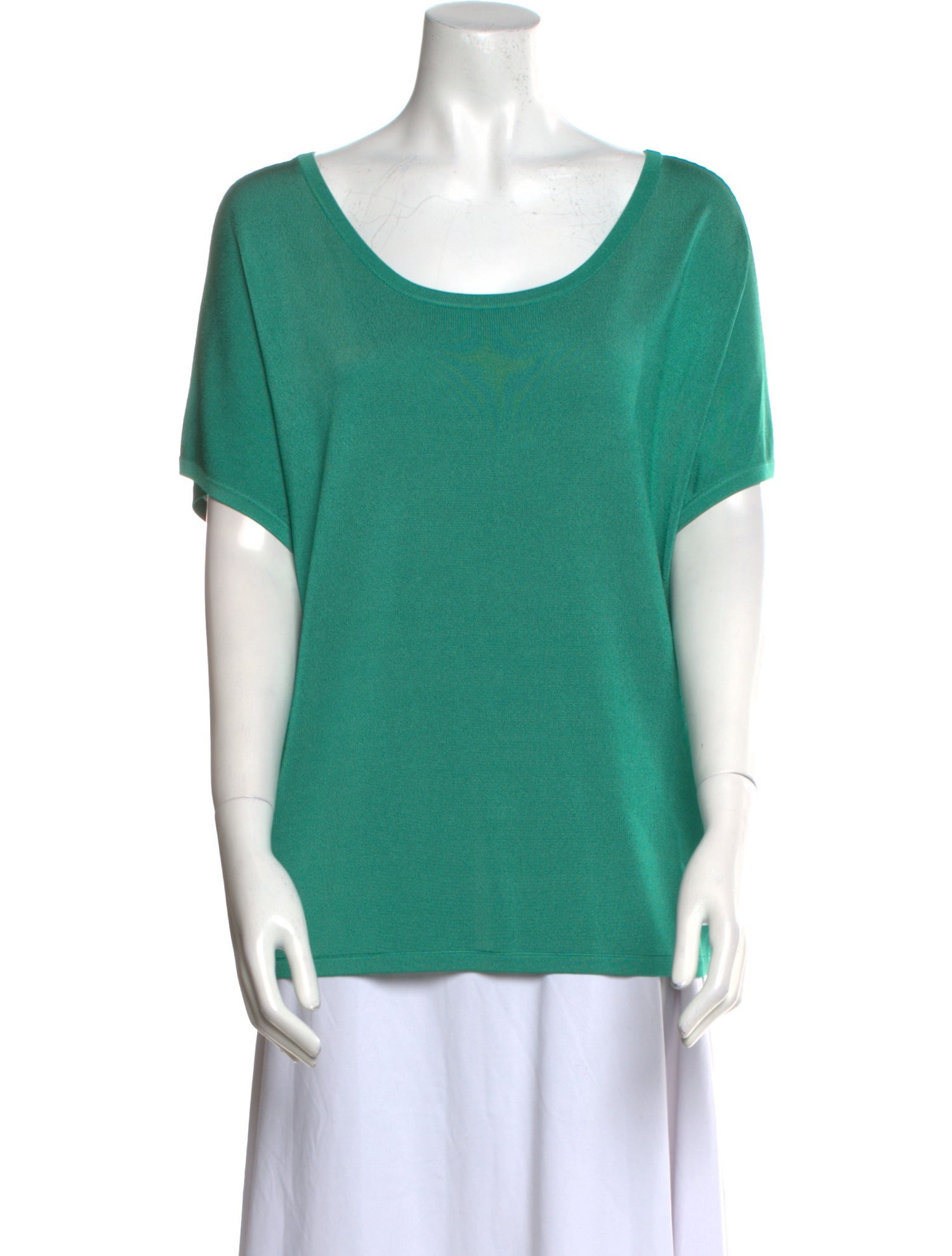 LAPOINTE Scoop Neck Short Sleeve T-Shirt
