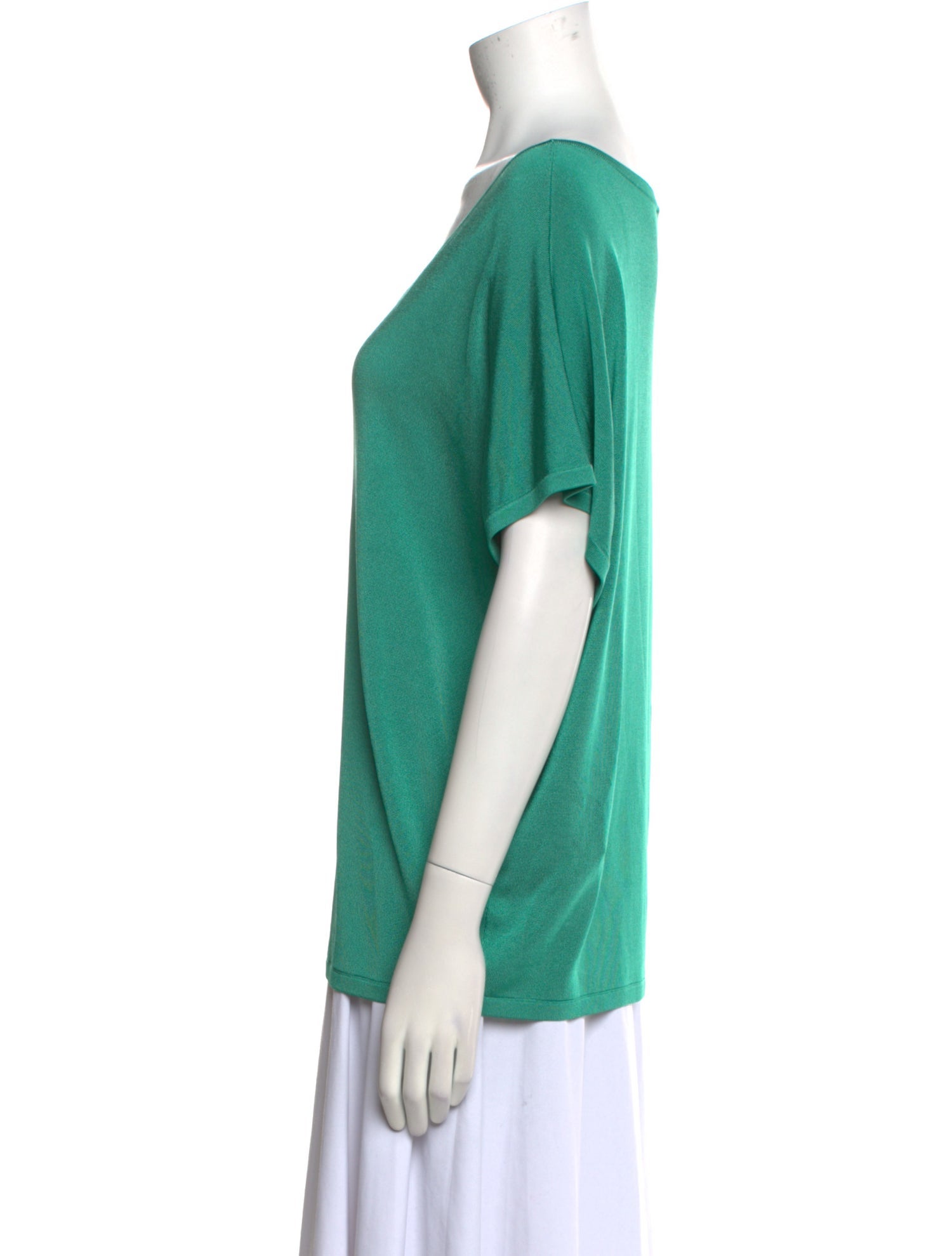 LAPOINTE Scoop Neck Short Sleeve T-Shirt