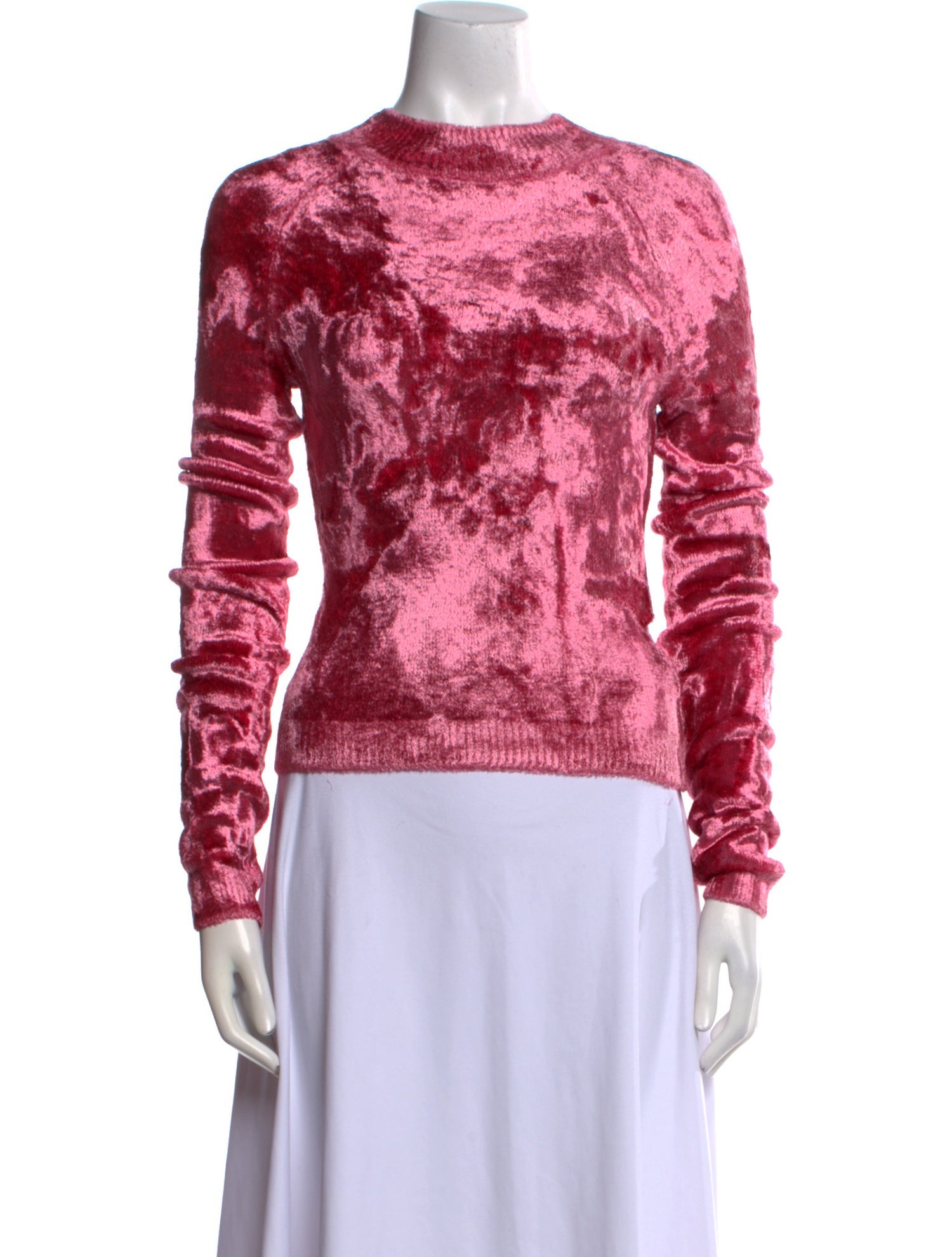 LAPOINTE Tie-Dye Print Crew Neck Sweater w/ Tags