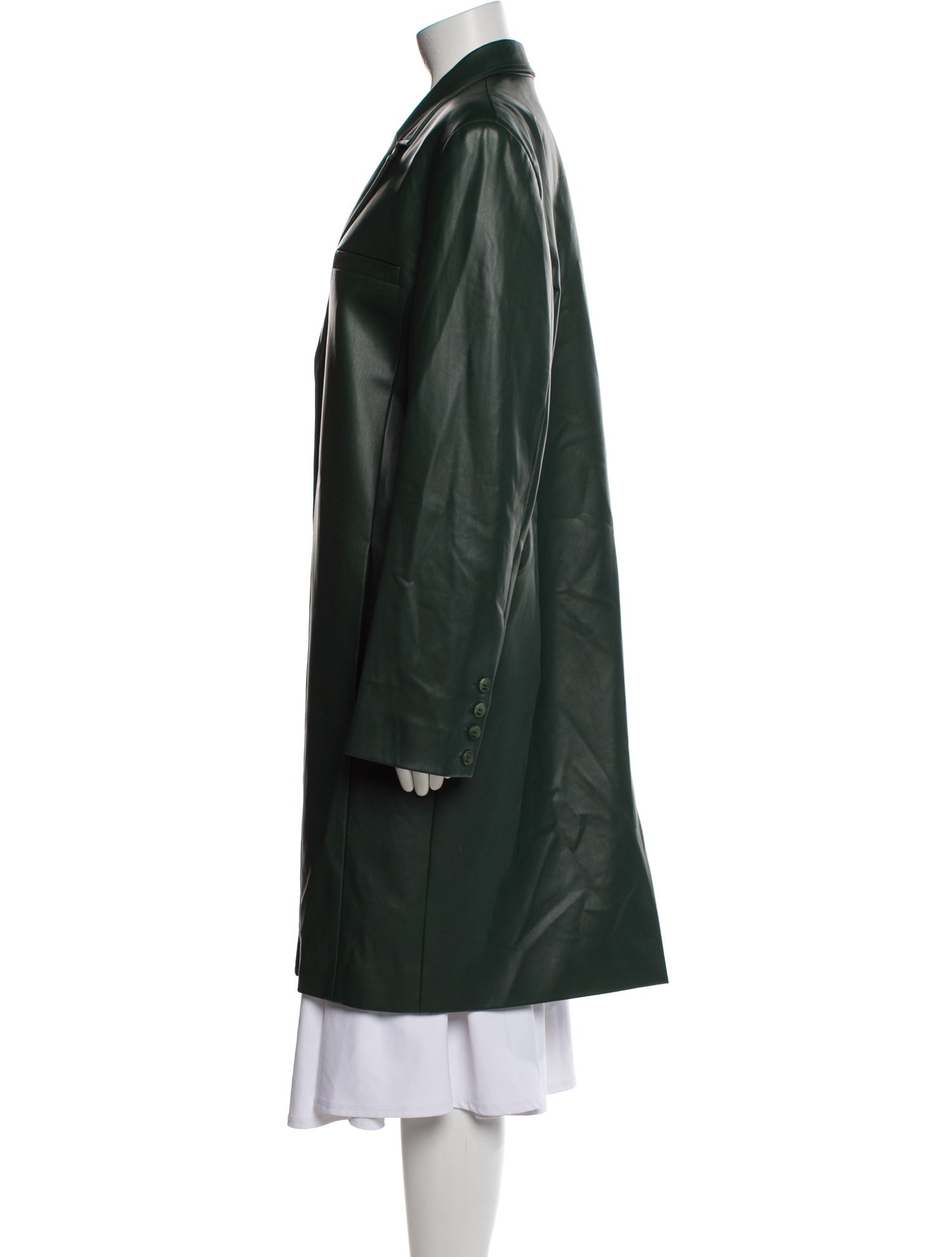 LAPOINTE Faux Leather Coat