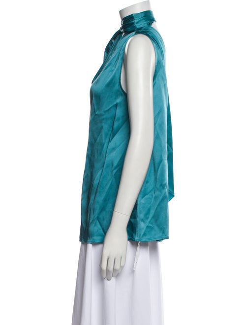 LAPOINTE Satin One-Shoulder Blouse