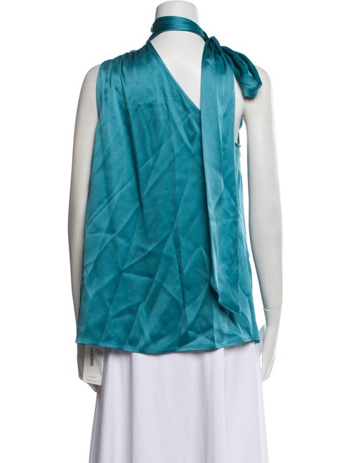 LAPOINTE Satin One-Shoulder Blouse