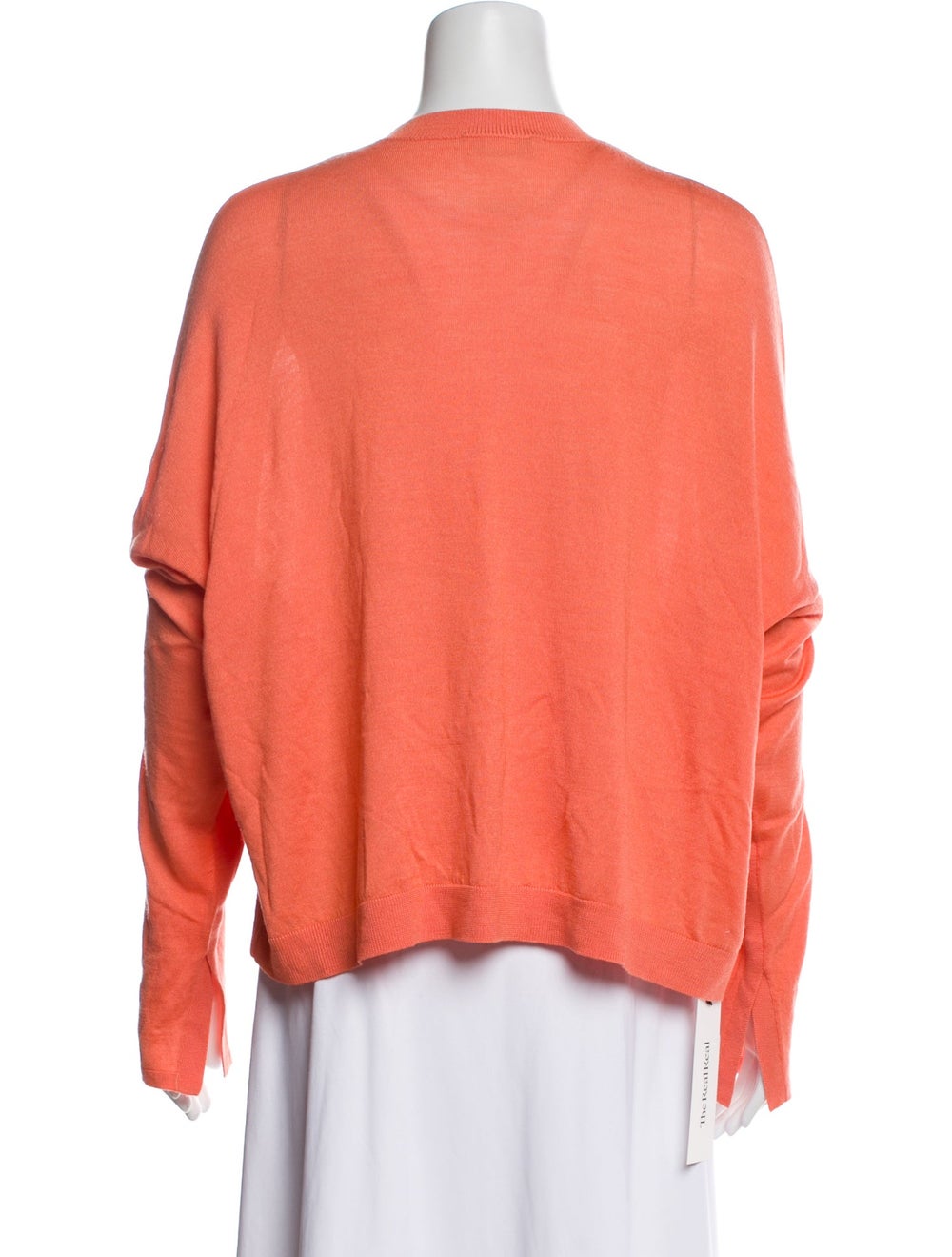 Lapointe Virgin Wool Pullover Orange Long Sleeve - image 3