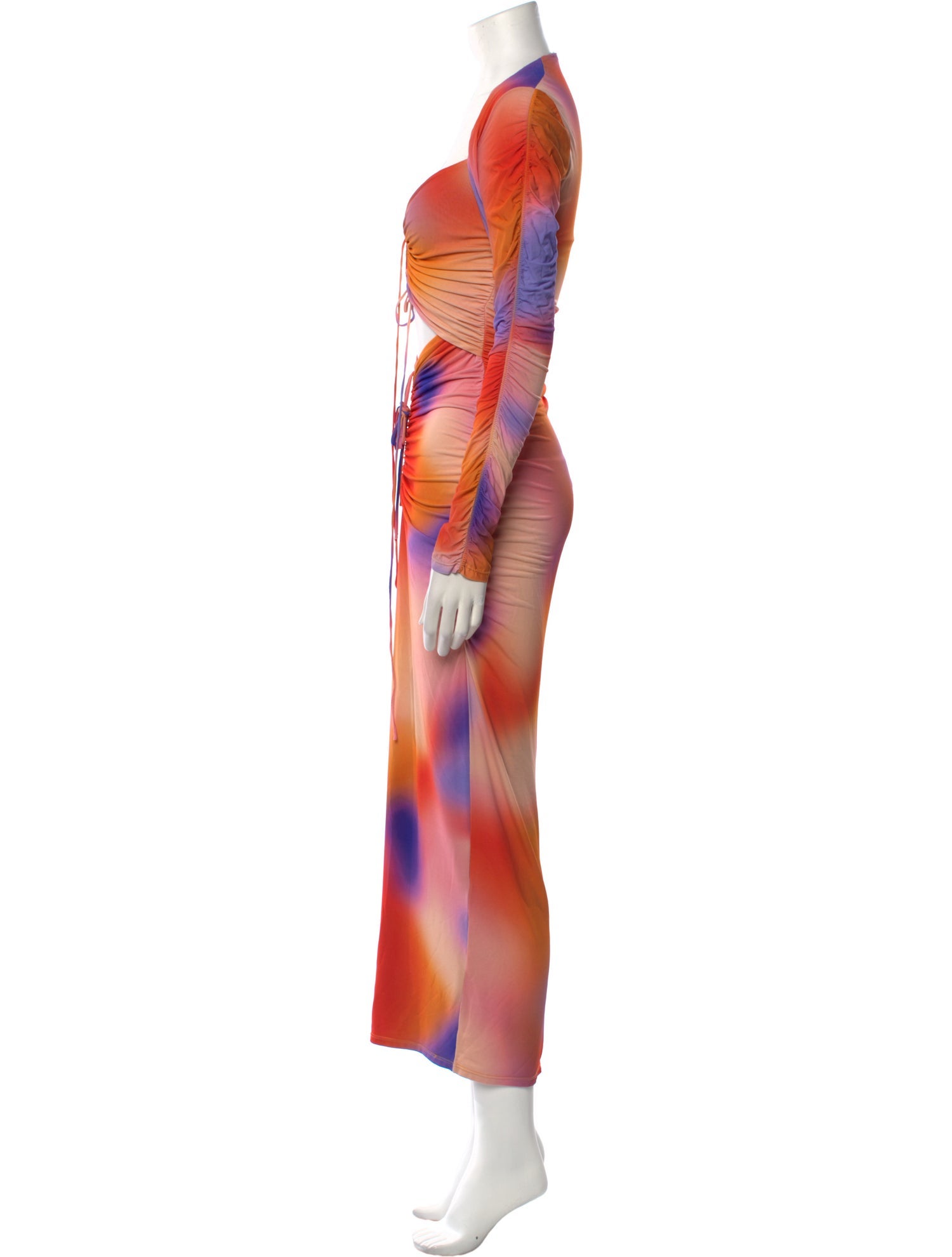 LAPOINTE Tie-Dye Print Long Dress