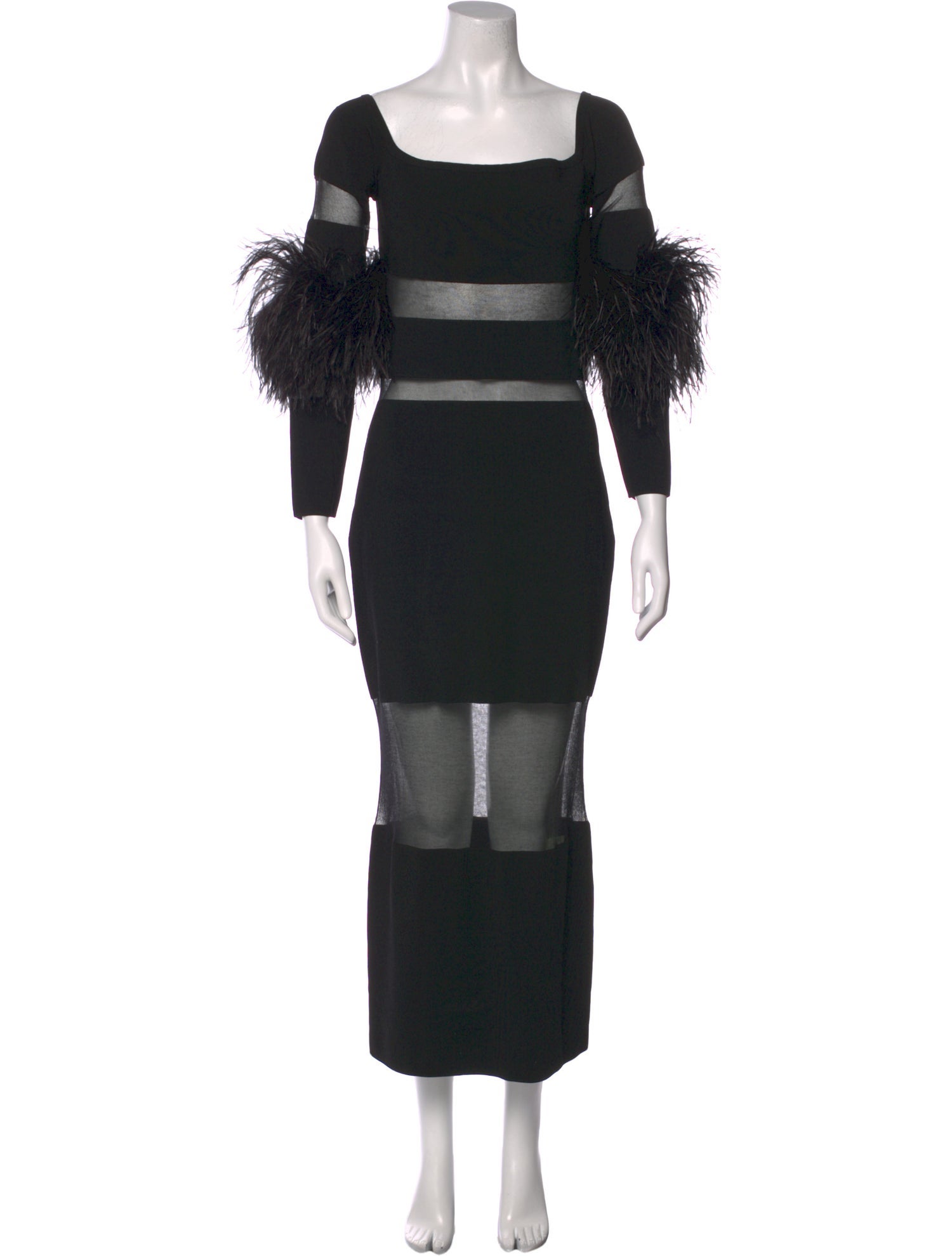 LAPOINTE Square Neckline Long Dress w/ Tags