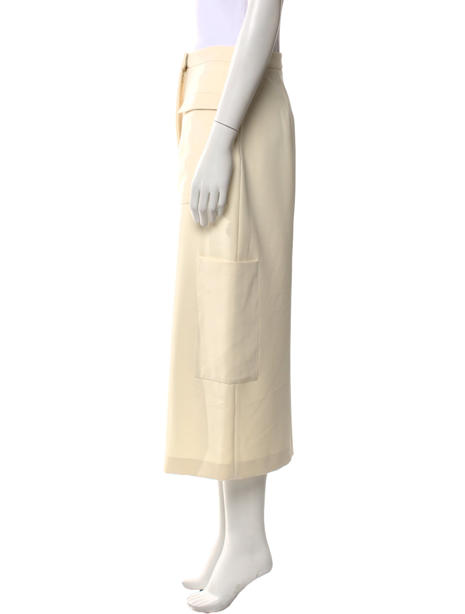 LAPOINTE Midi Length Skirt