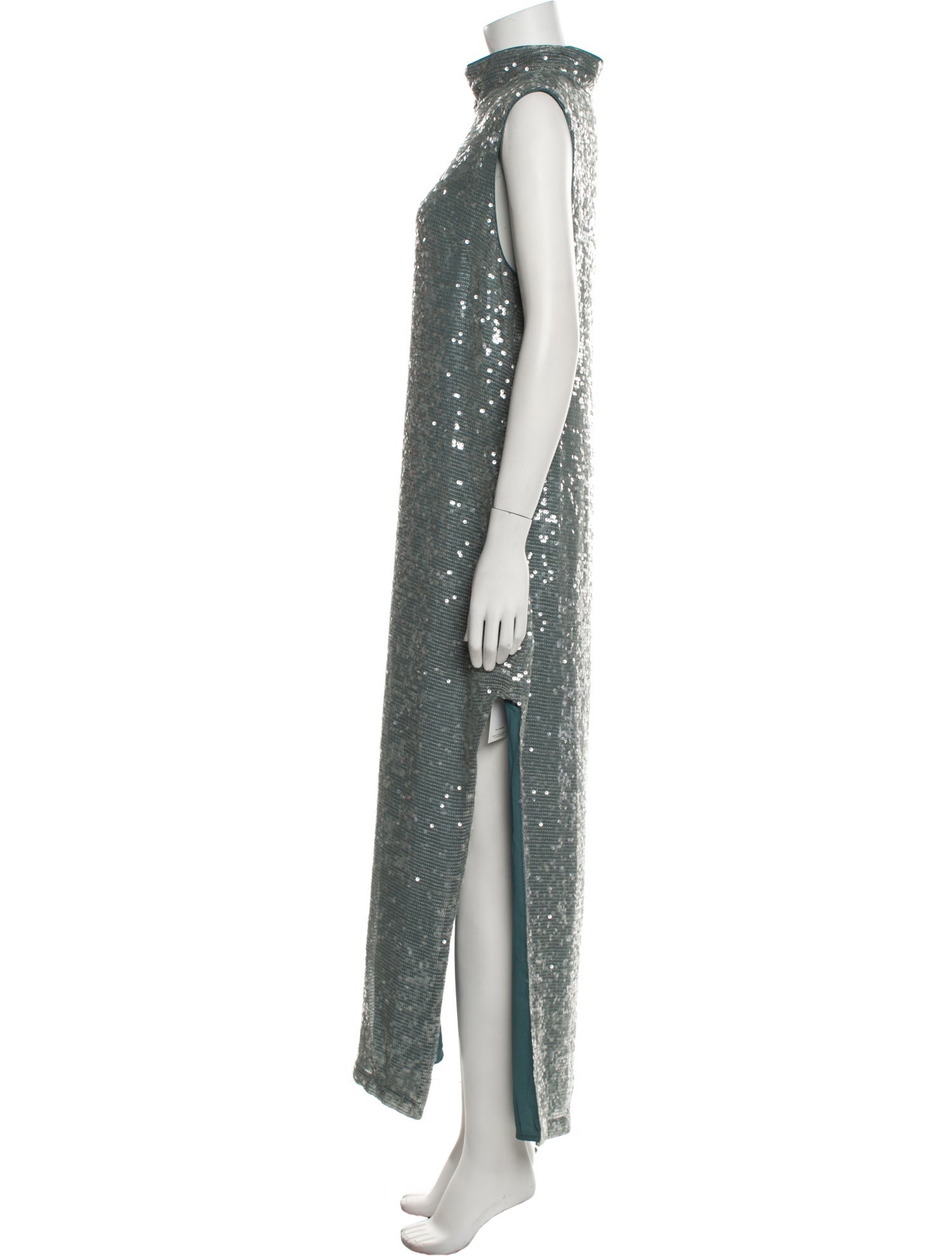 LAPOINTE Turtleneck Long Dress