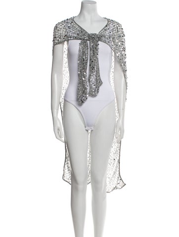 Lapointe Swimwear Sequin Embellishments Cover-Up XS
