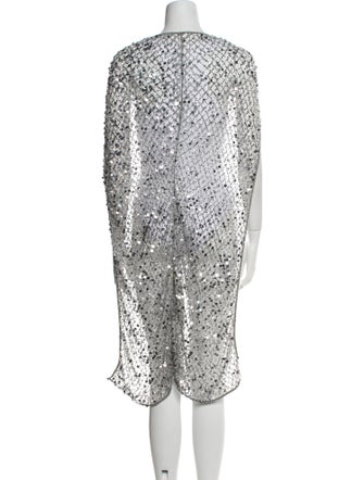 LAPOINTE Sequin Embellishments Cover-Up