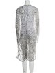 LAPOINTE Sequin Embellishments Cover-Up