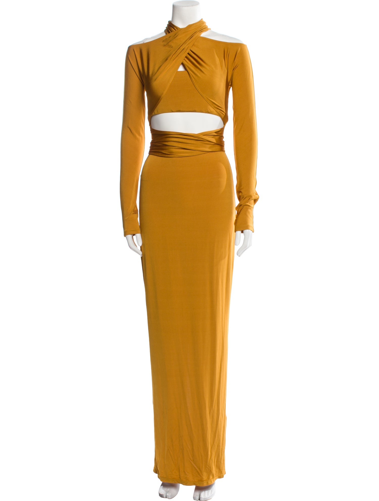 LAPOINTE Mock Neck Long Dress w/ Tags