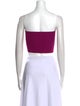LAPOINTE Strapless Crop Top