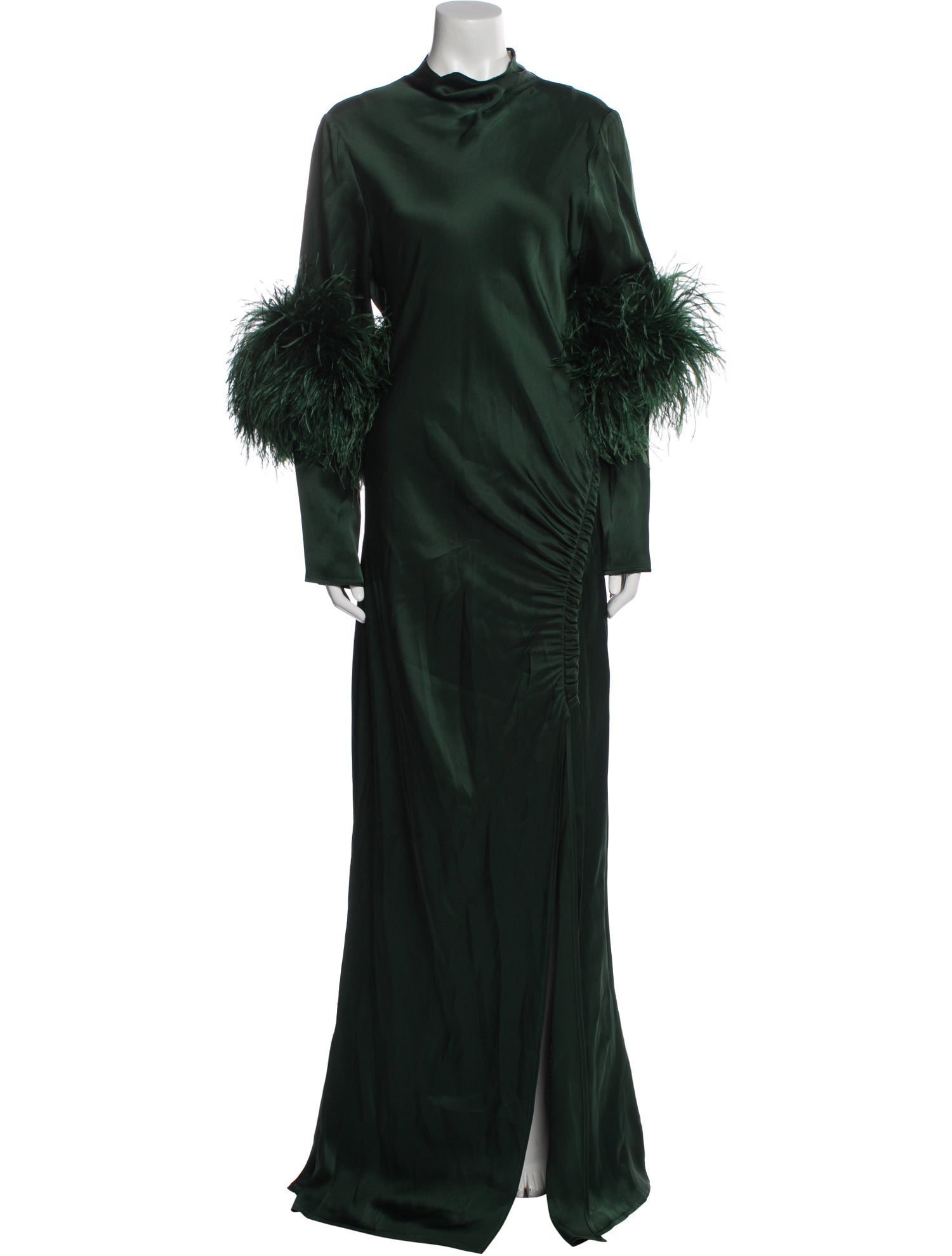 LAPOINTE Mock Neck Long Dress