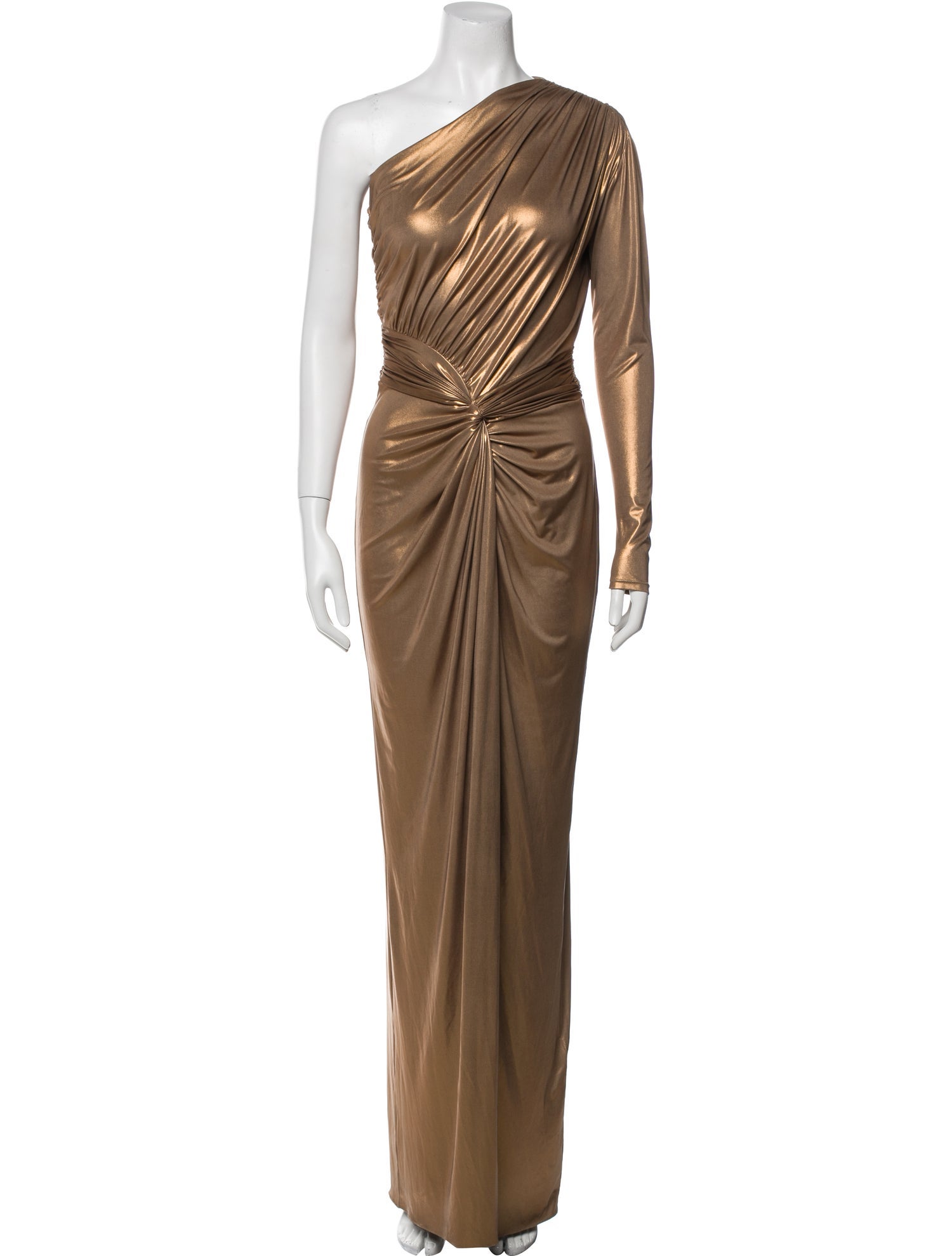 LAPOINTE One-Shoulder Long Dress