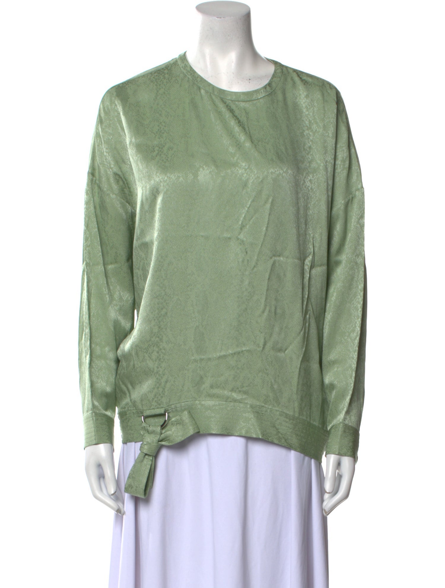 LAPOINTE Crew Neck Long Sleeve Sweatshirt