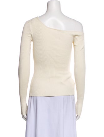 LAPOINTE One-Shoulder Long Sleeve Top