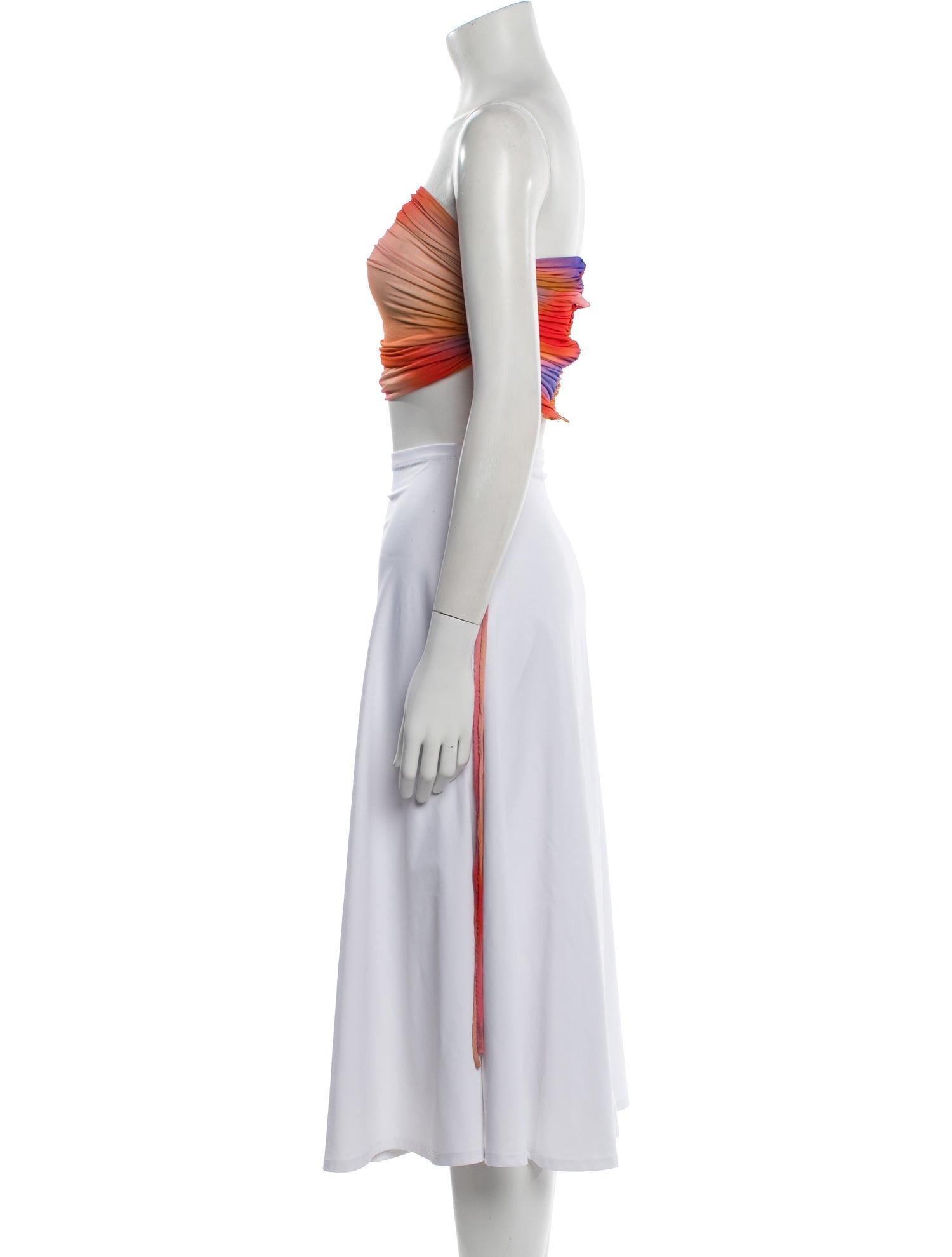 LAPOINTE Strapless Crop Top