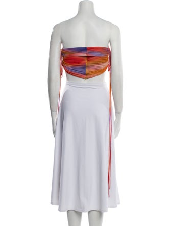 LAPOINTE Strapless Crop Top