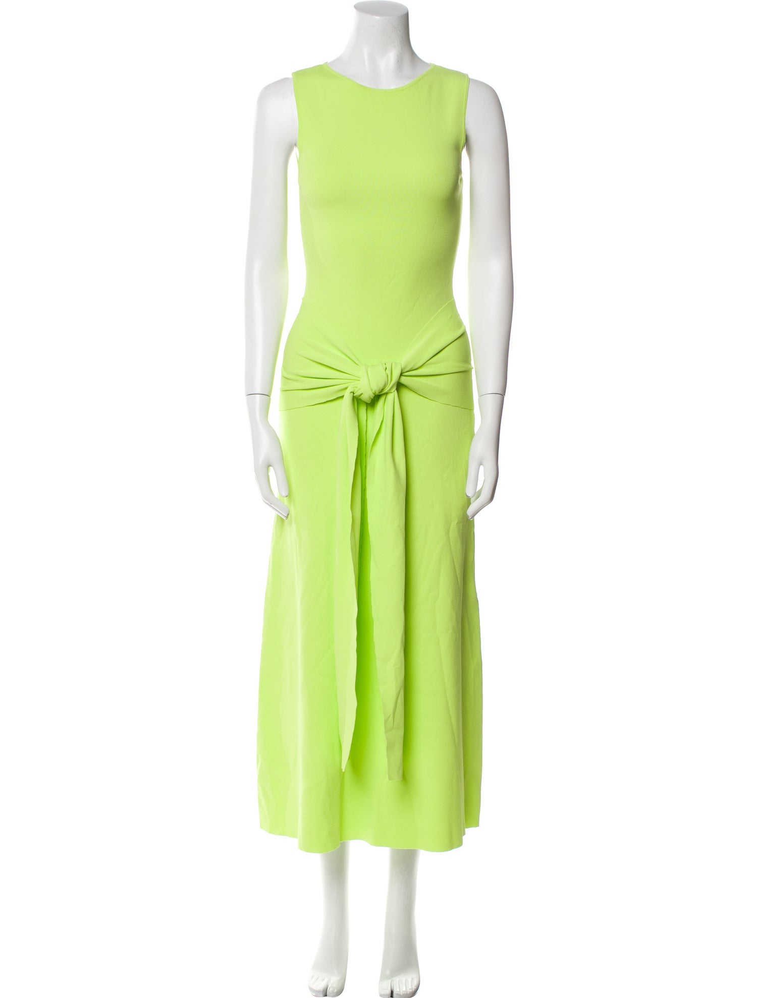 LAPOINTE Crew Neck Long Dress