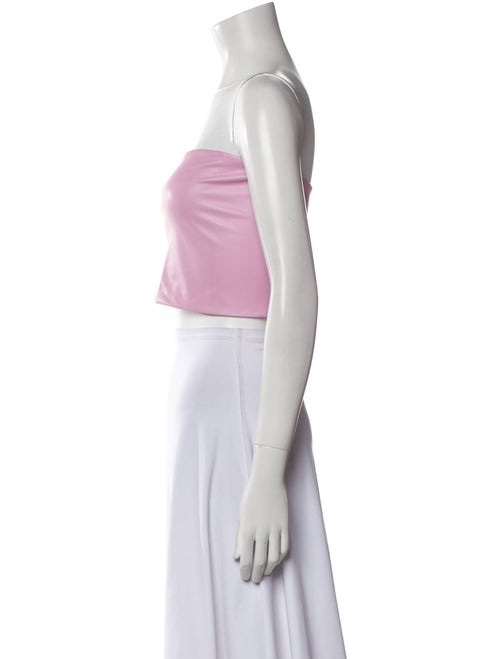 LAPOINTE Strapless Crop Top