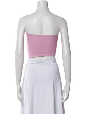 LAPOINTE Strapless Crop Top