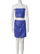LAPOINTE Faux Leather Skirt Set