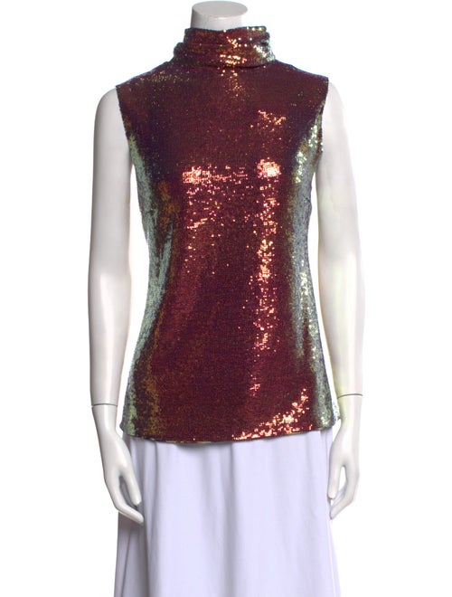 LAPOINTE Turtleneck Sleeveless Top