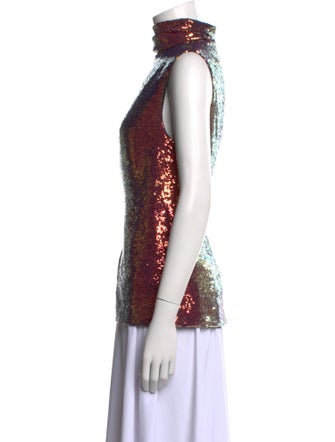 LAPOINTE Turtleneck Sleeveless Top