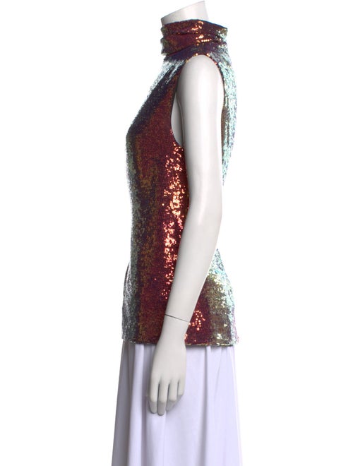 LAPOINTE Turtleneck Sleeveless Top