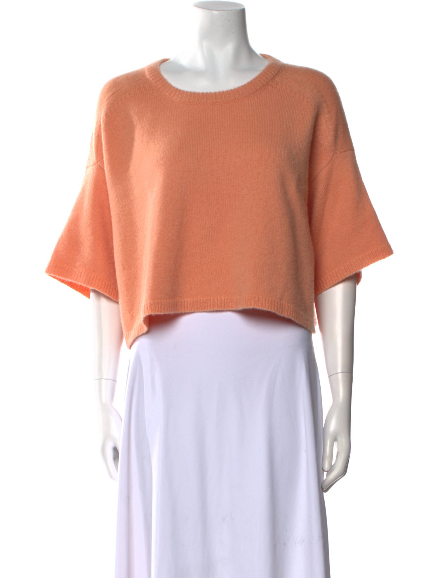 LAPOINTE Silk Scoop Neck Sweater