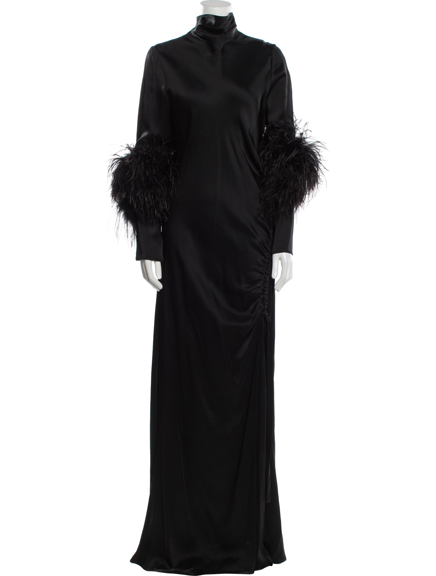 LAPOINTE Turtleneck Long Dress