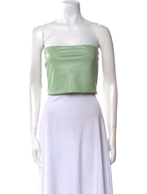 LAPOINTE Square Neckline Sleeveless Crop Top