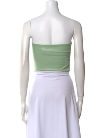 LAPOINTE Square Neckline Sleeveless Crop Top