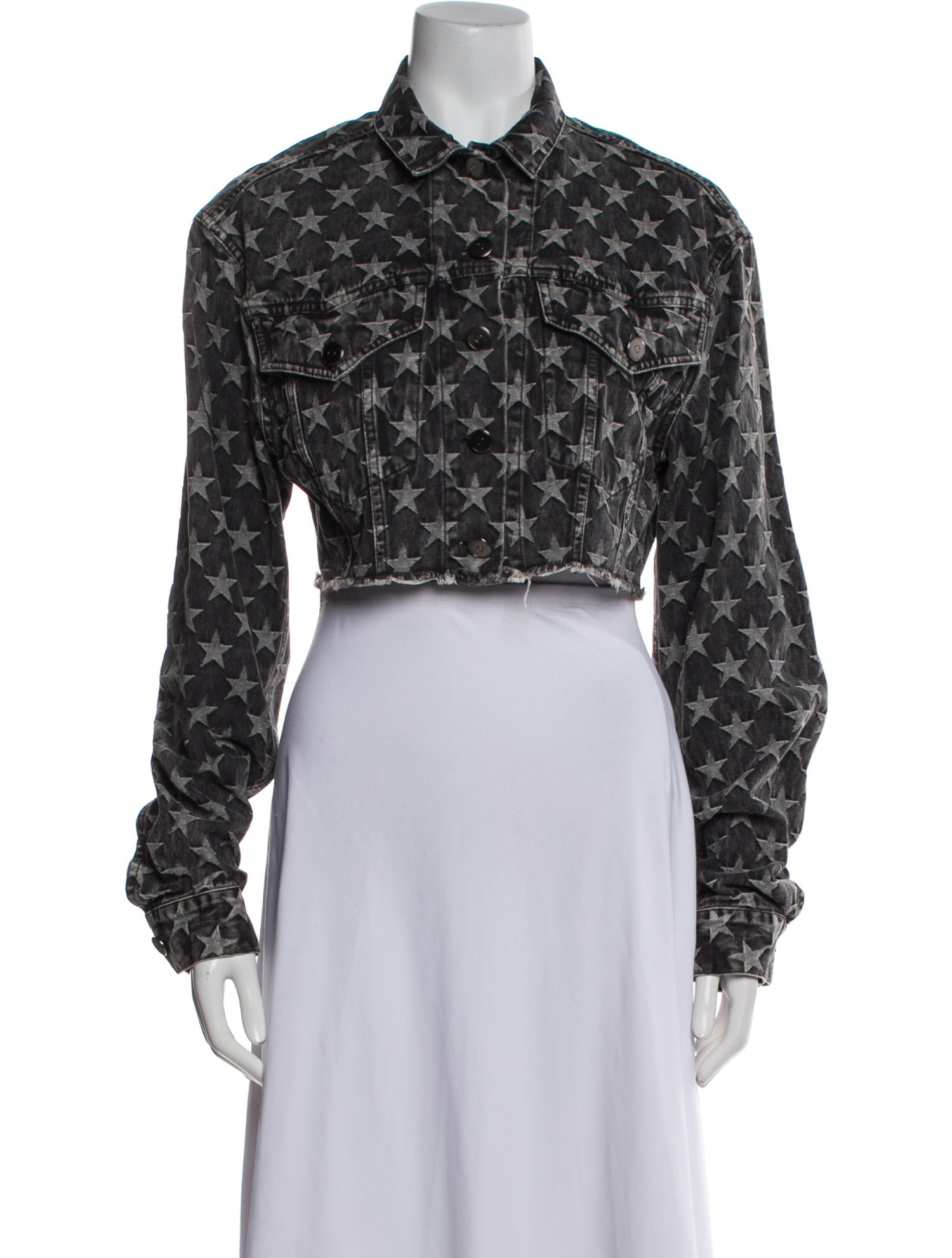 LAPOINTE Polka Dot Print Bolero