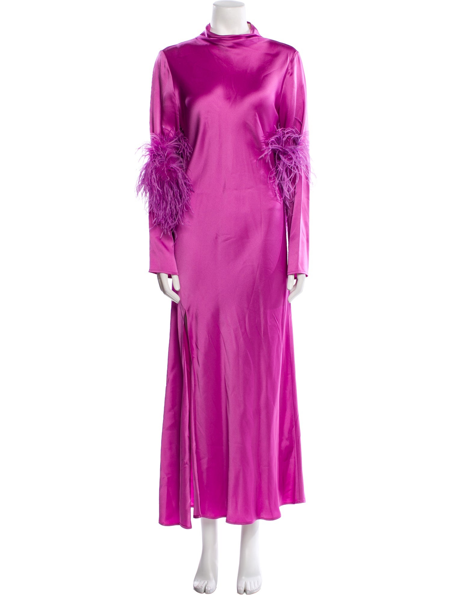 LAPOINTE Mock Neck Long Dress