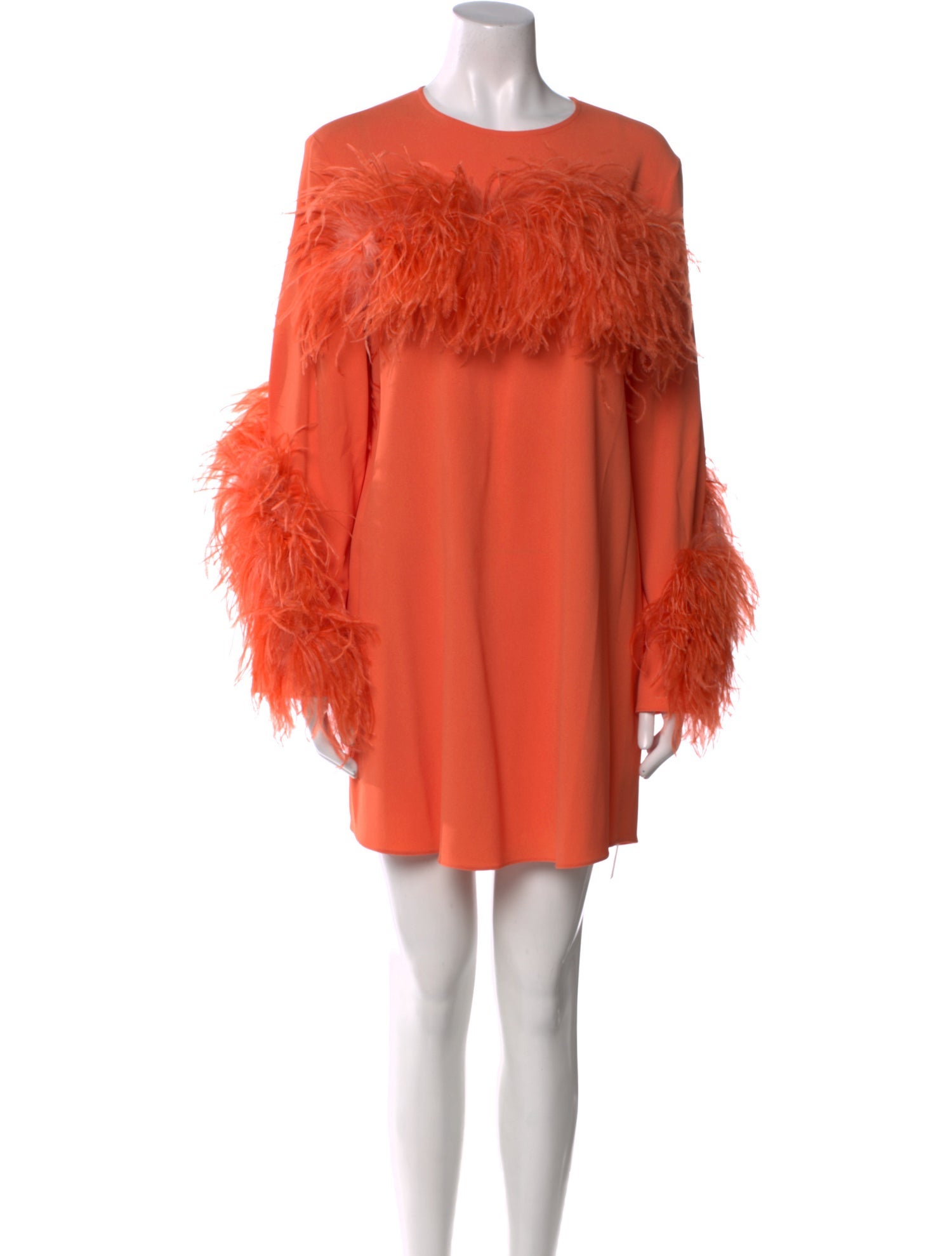 LAPOINTE Crew Neck Mini Dress