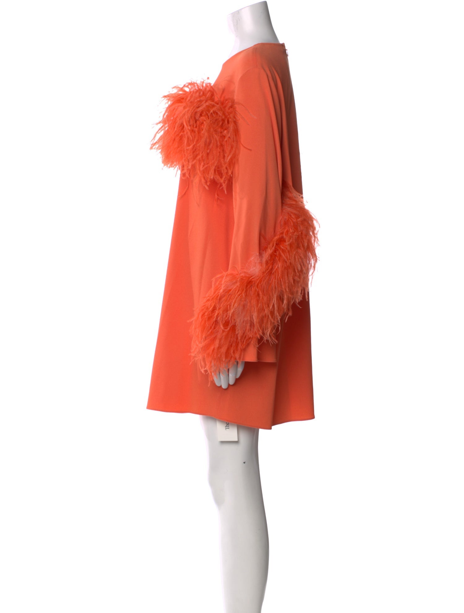 LAPOINTE Crew Neck Mini Dress