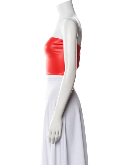 LAPOINTE Strapless Crop Top