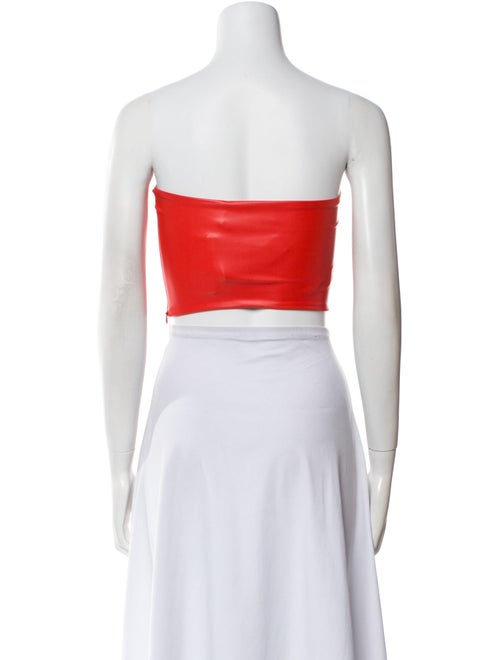 LAPOINTE Strapless Crop Top