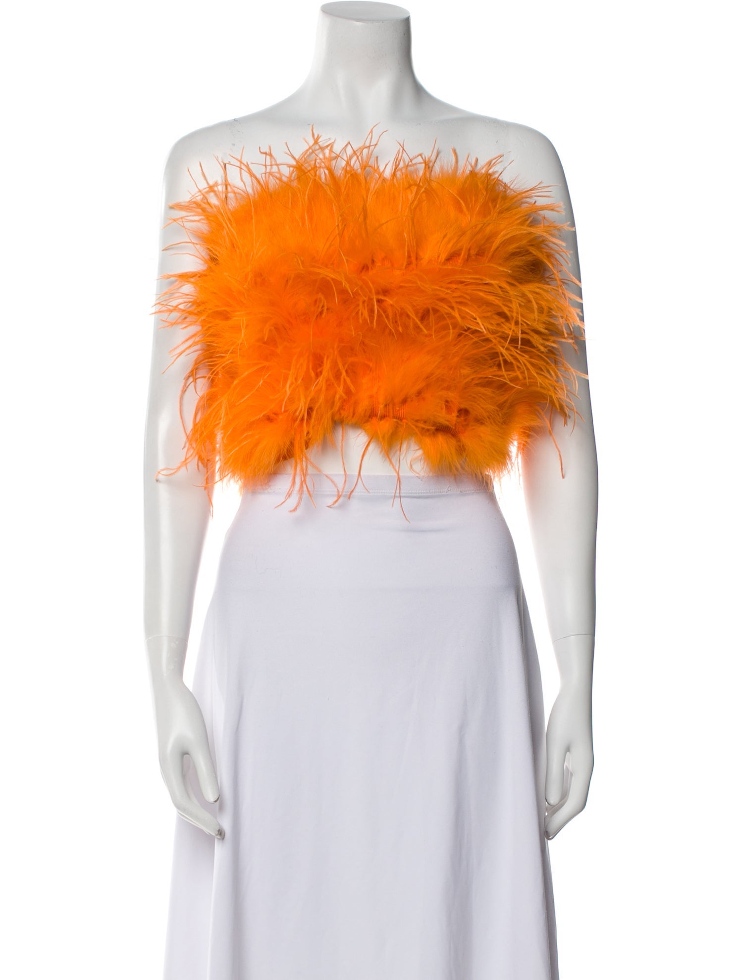 LAPOINTE Strapless Crop Top