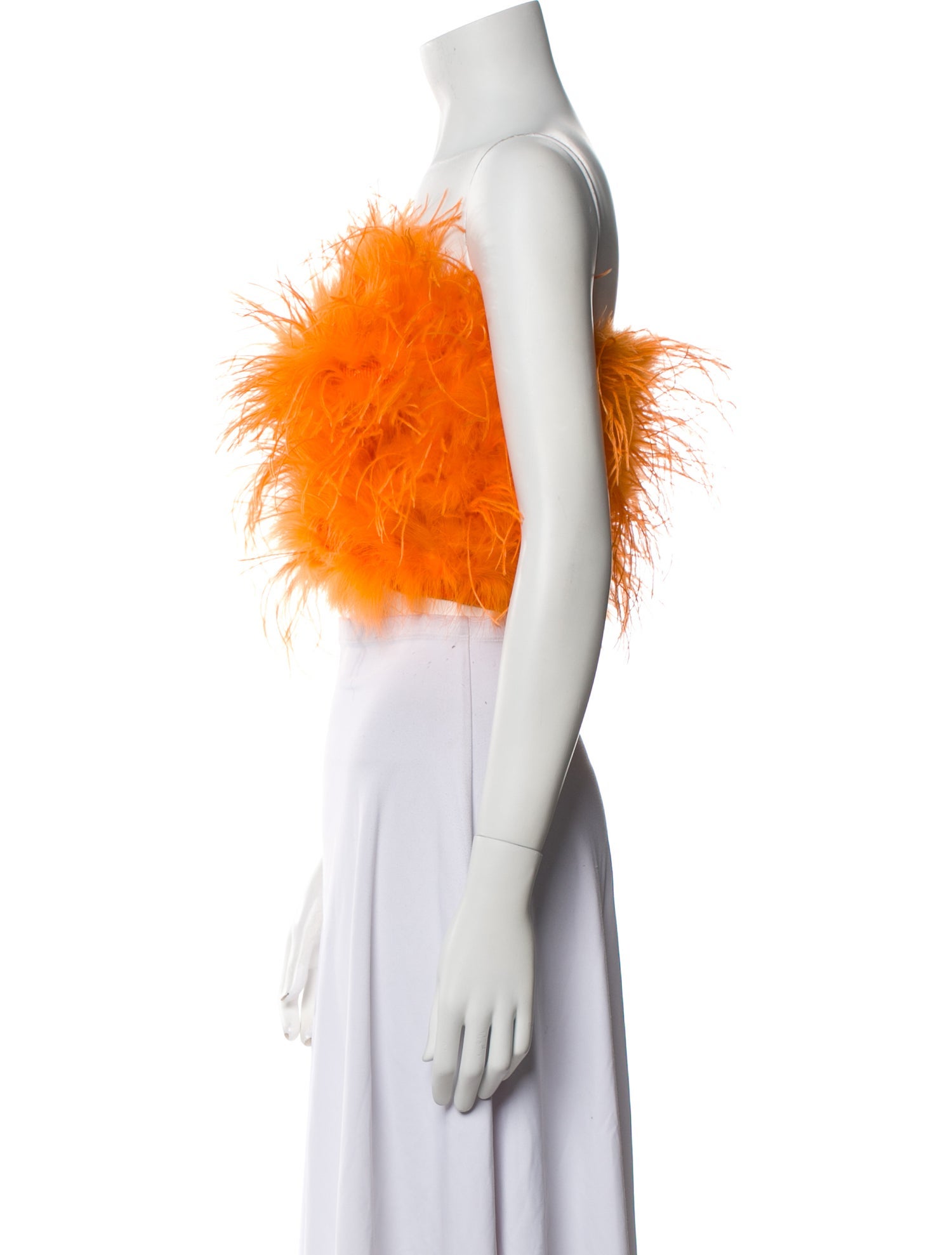 LAPOINTE Strapless Crop Top