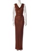 LAPOINTE Cowl Neck Long Dress