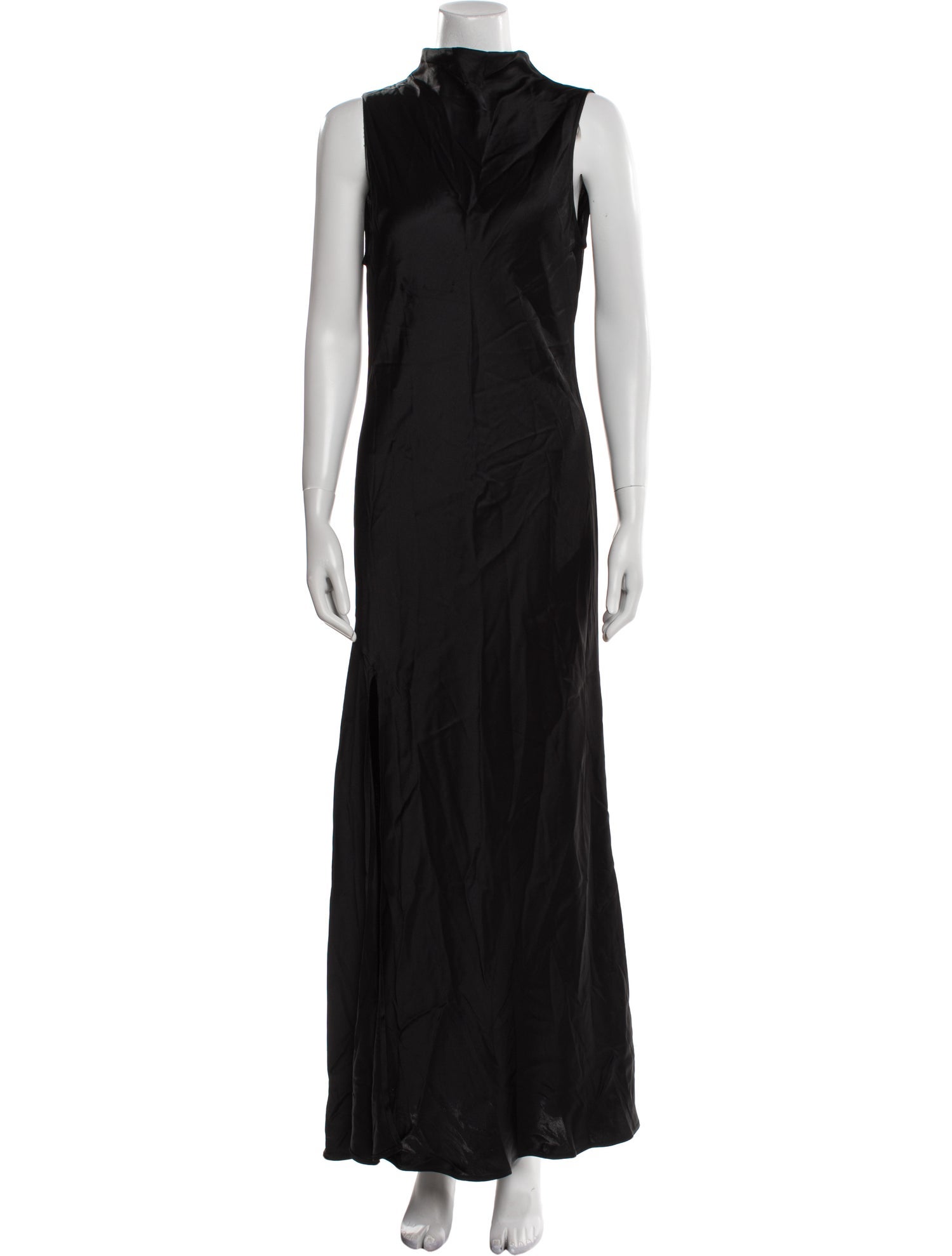 LAPOINTE Turtleneck Long Dress