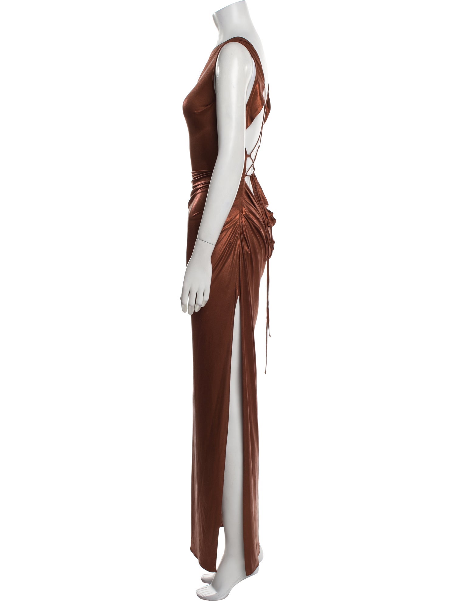 LAPOINTE Asymmetrical Long Dress