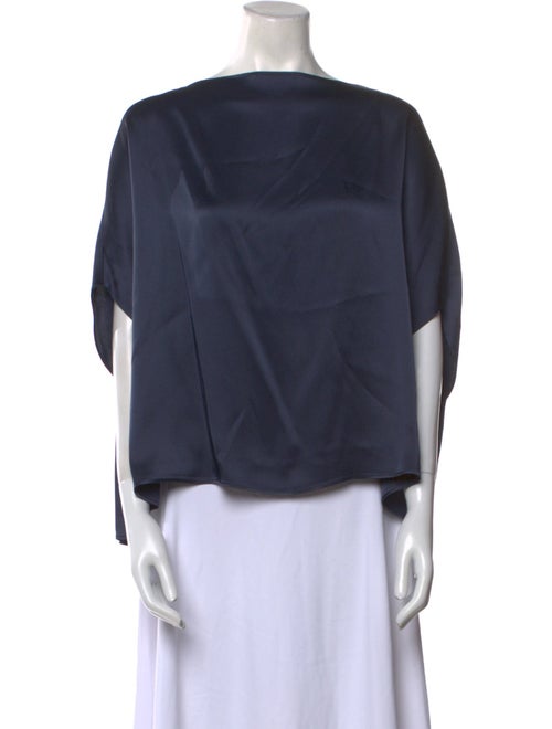 LAPOINTE Bateau Neckline Three-Quarter Sleeve Blouse