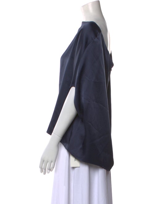 LAPOINTE Bateau Neckline Three-Quarter Sleeve Blouse