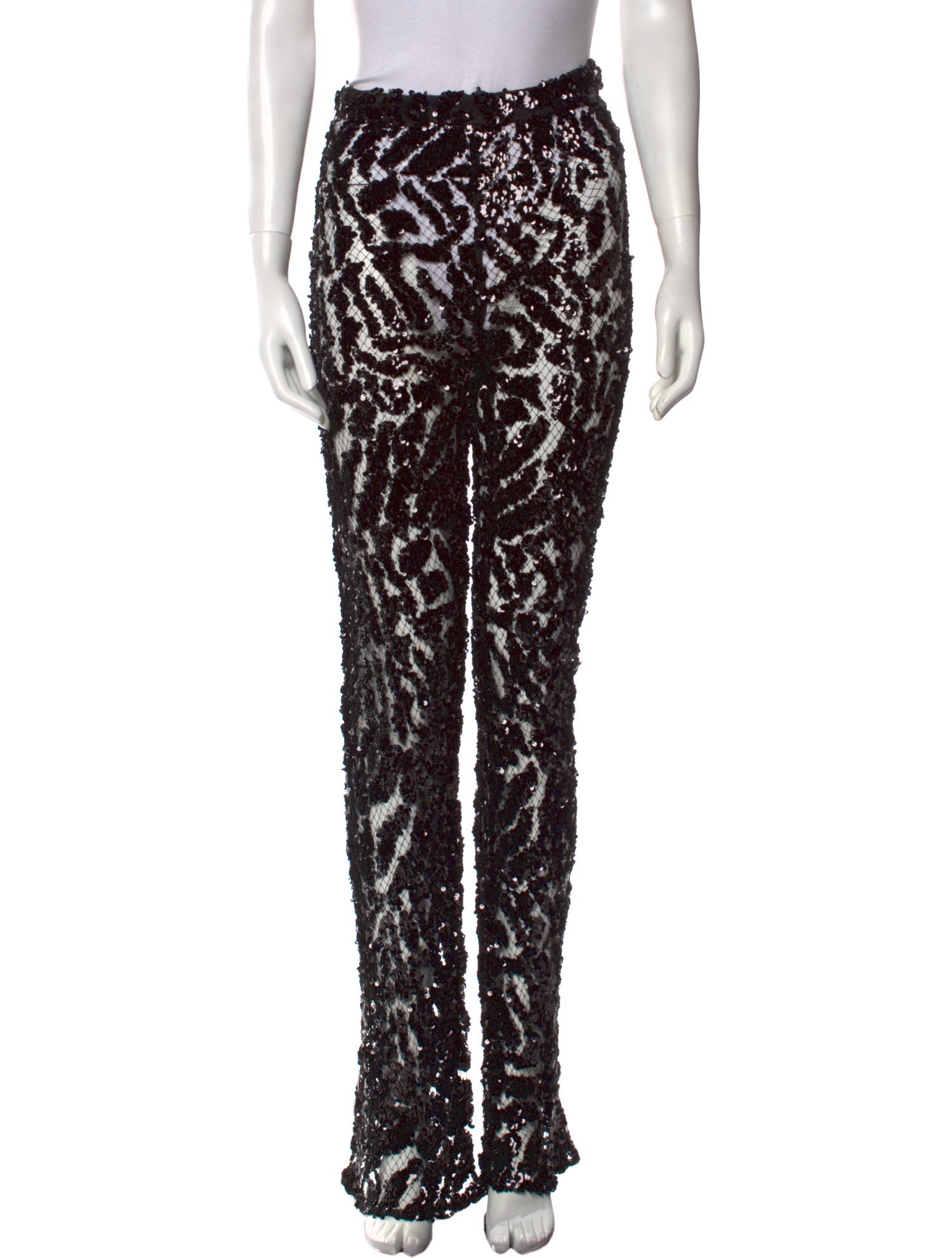 LAPOINTE Lace Pattern Straight Leg Pants w/ Tags