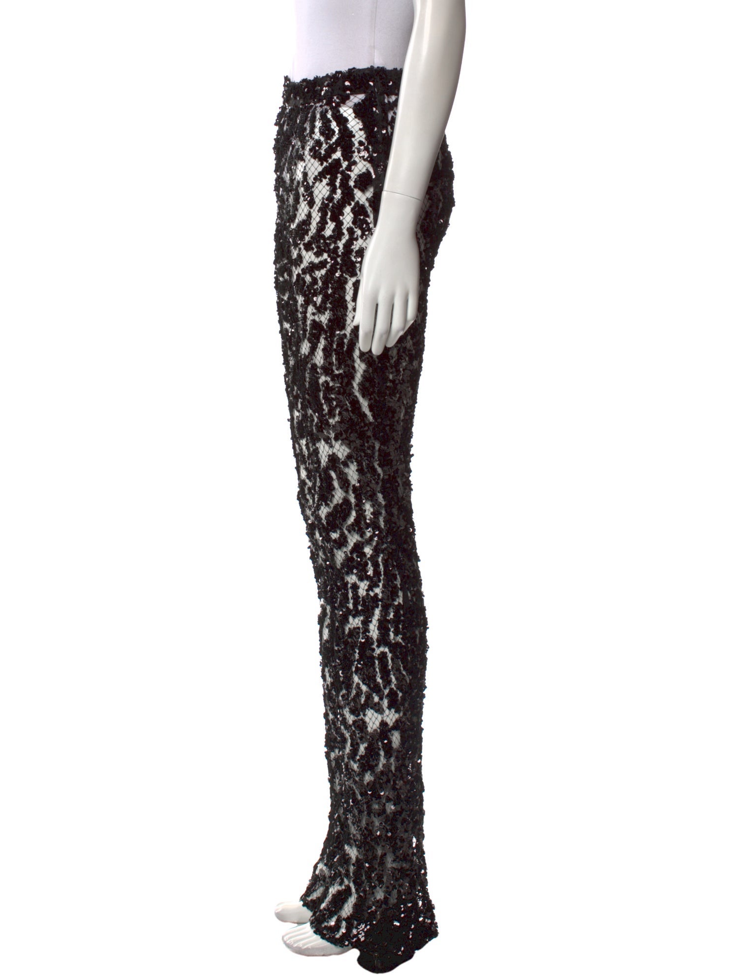 LAPOINTE Lace Pattern Straight Leg Pants w/ Tags