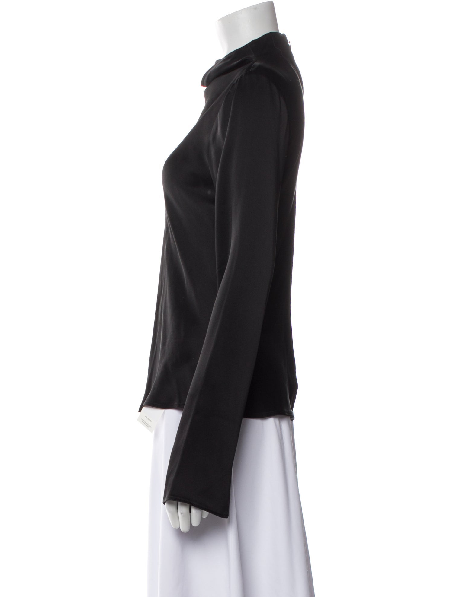LAPOINTE Cowl Neck Long Sleeve Top