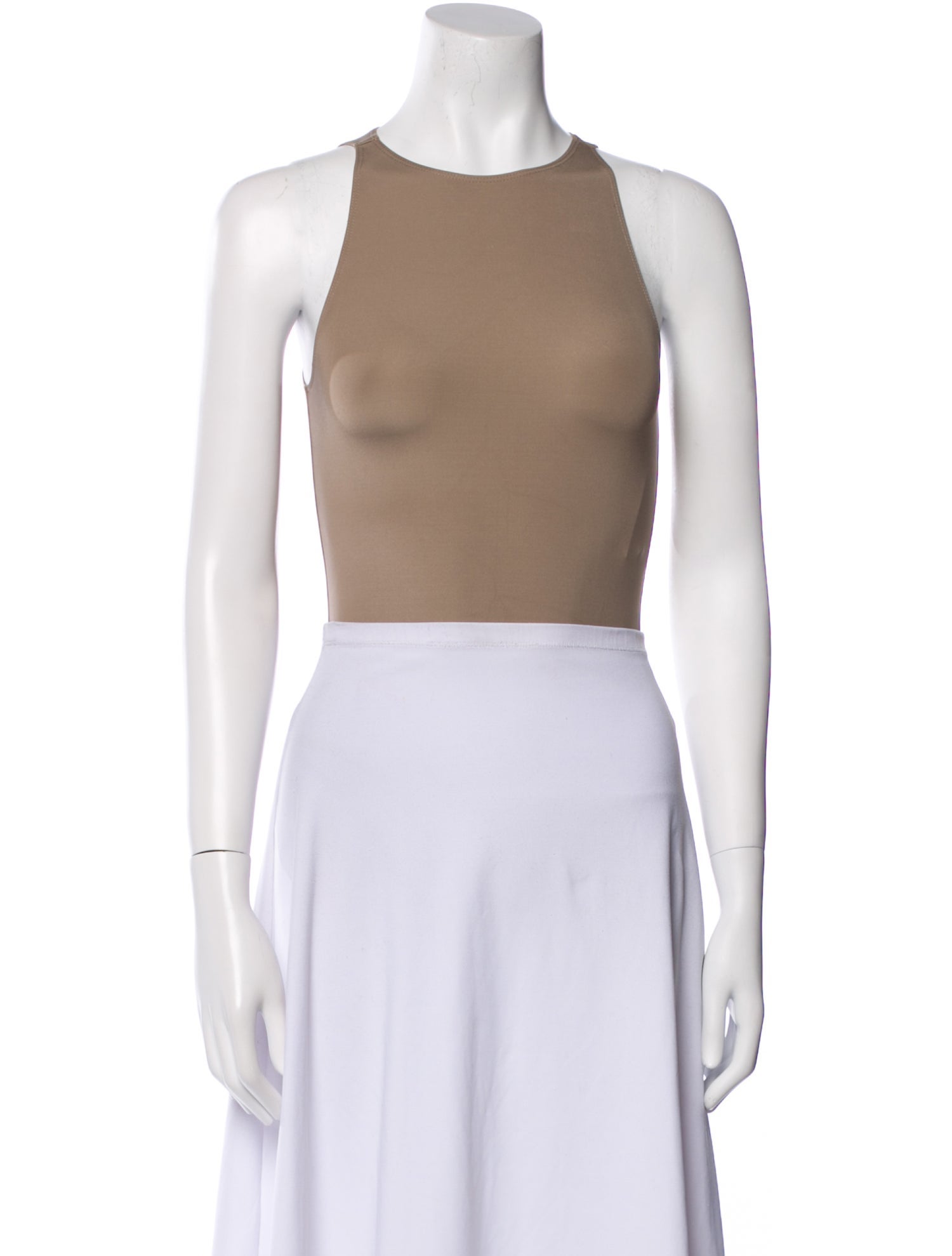 LAPOINTE Nylon Halterneck Crop Top w/ Tags